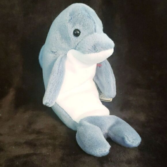 Vintage 1996 Ty Beanie Baby ECHO the Dolphin - Picture 2 of 8
